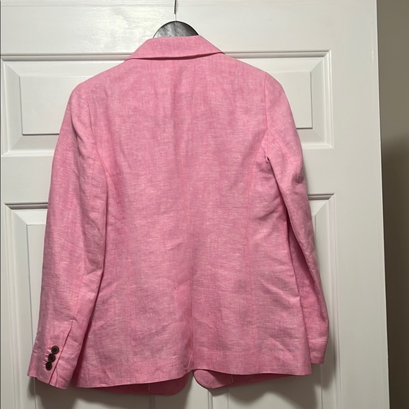 Talbots Pink Blazer with Notched Lapels and Relaxed Fit Excellent Condition - Picture 5 of 11